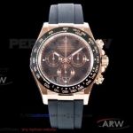 AR Factory 904L Rolex Cosmograph Daytona 40mm CAL.4130 Watches -Rose Gold Case,Chocolate Dial
